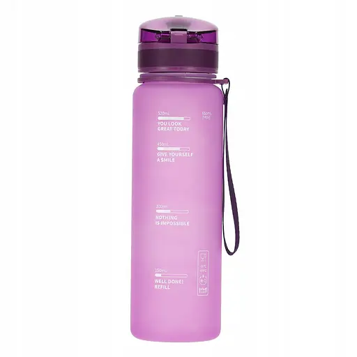 Пляшка для води 4FIZJO спортивна 650 мл Pink (P-5905973403757) - фото 3