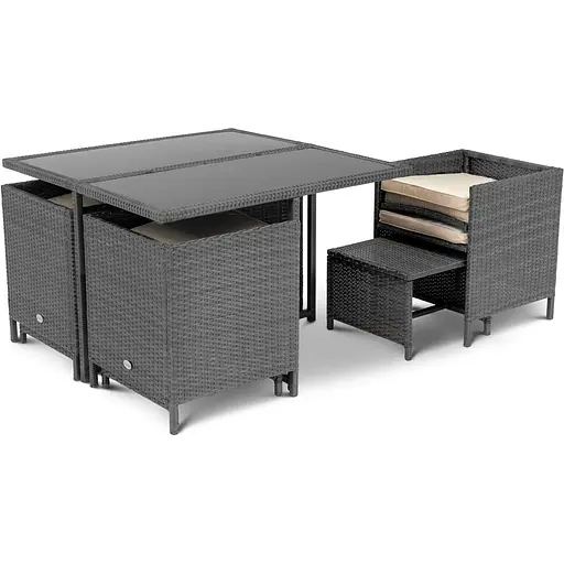 Садові меблі Di Volio Parma сірі - фото 3