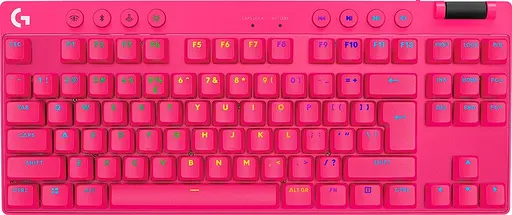 Игровая клавиатура Logitech G Pro X TKL Lightspeed Tactile Magenta (920-012159) - фото 1