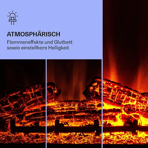 Електричний камін Klarstein Studio 5 Arc 40 м² (10038400) - фото 7