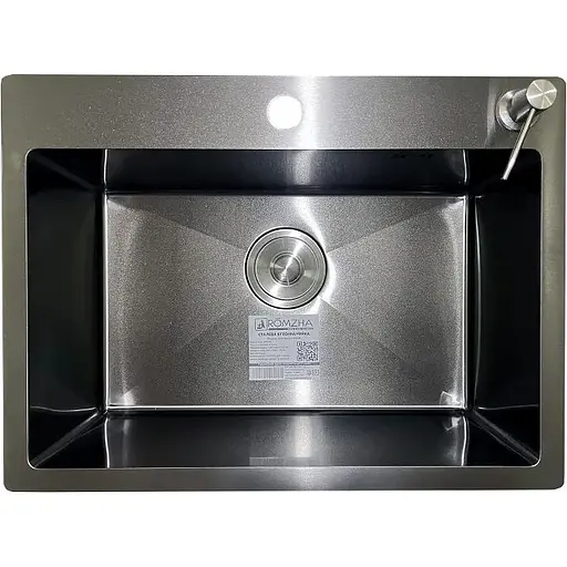 Кухонна мийка Romzha Arta U-550S BL - фото 2