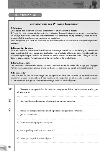 Test d'Evaluation de Francais - фото 16