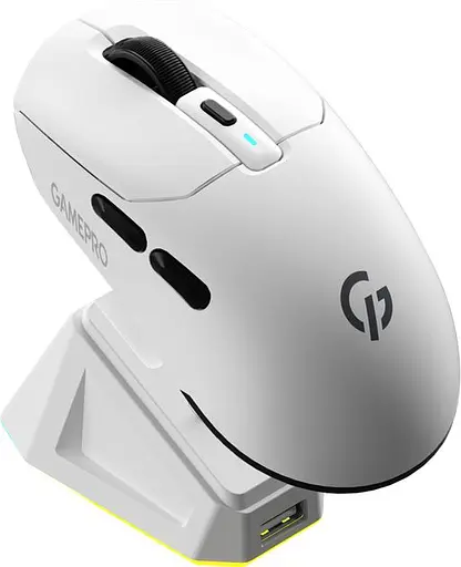 Мышь GamePro Genesis Airmaster Wireless/Bluetooth/USB PixArt PAW3311 Sensor White (GM167W)