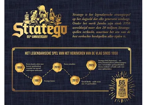 Настольная игра Jumbo Spiele GmbH Стратего: Юбилейное издание (Stratego - 65 Jahre Jubilaumsversion) (англ.) (PS148) - фото 2