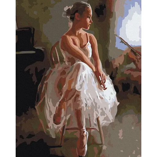 Картина за номерами Юна балерина Brushme 40x50 см кольорова 000277421