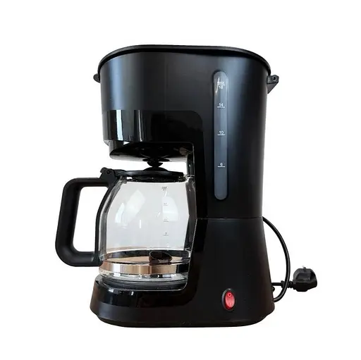 Кофеварка капельная с автоподогревом Grunhelm GDC18 со стеклянной колбой 1800 мл 1000Вт Черный - фото 4