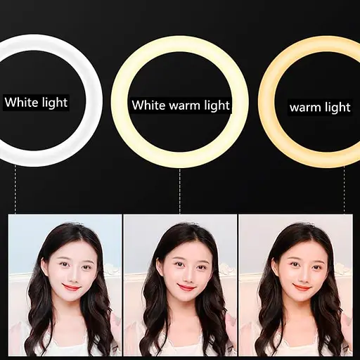 Кільцева LED лампа HQ HQ18N 18" + штатив 2.1 м - фото 3