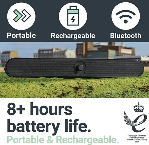 Аккумуляторный потужний саундбар Majority 20Вт Atlas аудіосистема - фото 7