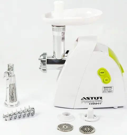 М`ясорубка Astor MG 1901 (1,4кВт) томатопрес - фото 7