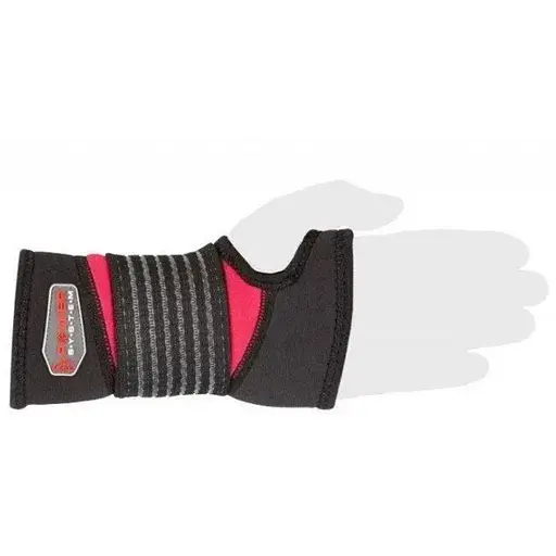 Бандаж на зап'ястя Power System PS-6010 NEO Wrist Support Black S/M (1 шт) (6010BK-3) - фото 1