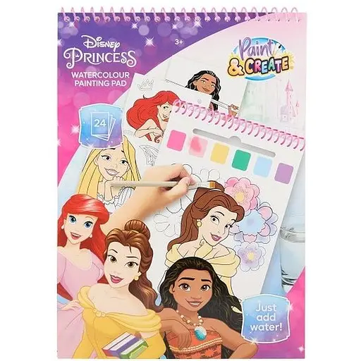 Розмальовка Disney Princess водна 24 аркуші (DP24355) - фото 1