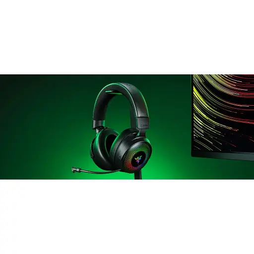 Гарнитура игровая Razer Kraken V4 Pro mini-jack/USB-A/BT/WL RGB черная - фото 5