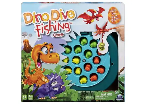 Настольная игра Spin Master Веселая рыбалка Динозаврики (Dino Dive Fiching Game) (англ.) (SM98269/6061077) - фото 2