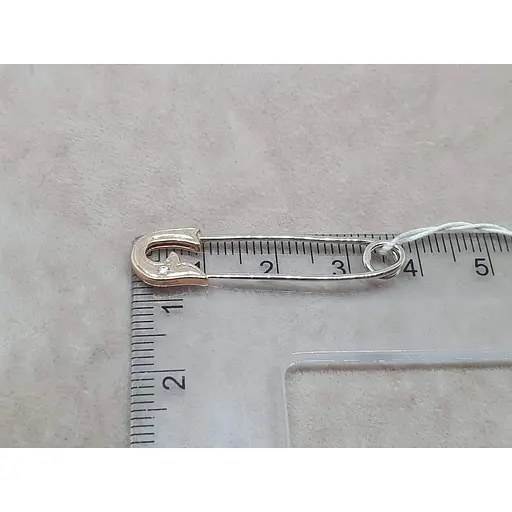 Золотая брошь-булавка Гаразд с бриллиантом. 3083329Б - фото 4