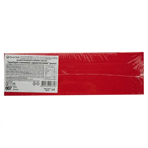 Конфеты глазированные SweeTale СмакСырок с начинкой с ароматом вишни со сбивным корпусом 3 кг - фото 3