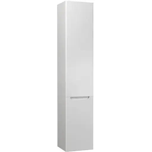 Пенал Мойдодир Malaga П-33-А білий глянсовий підвісний, Білий - фото 1