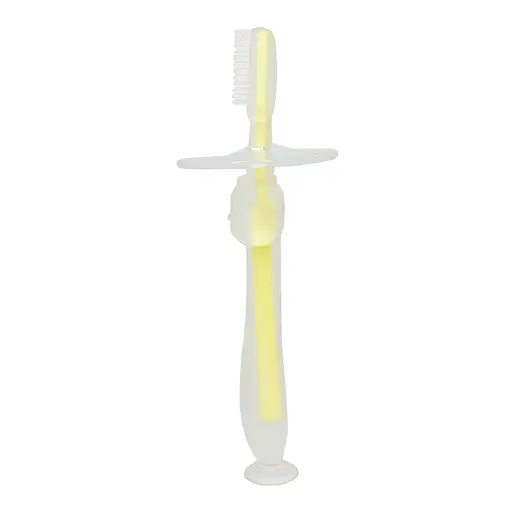 Силиконовая зубная щетка Mumlove MGZ-0707(Yellow) с ограничителем