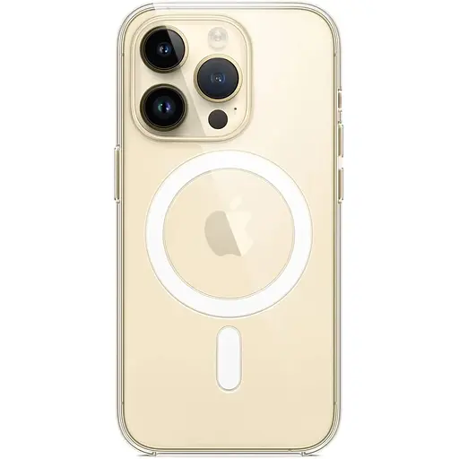 Оригинальный противоударный чехол Apple Clear Case MagSafe для iPhone 14 Pro Прозрачный (MPU63RM/A) - фото 8