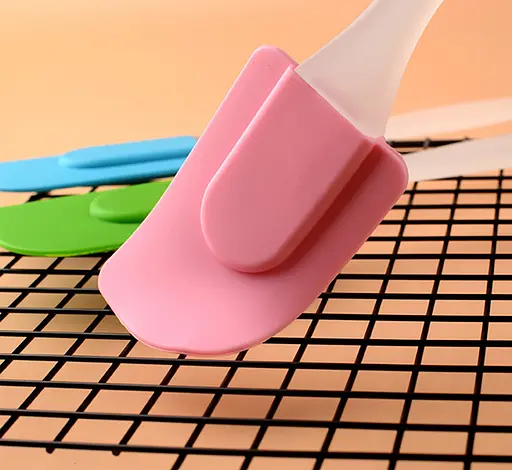 Лопатка кухонна силіконова 18.5 см, A-plus Фіолетовий 87059 - фото 4