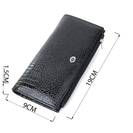 Кожаный женский кошелек ST Leather 19х9х1.5 см acs0029430 - фото 3