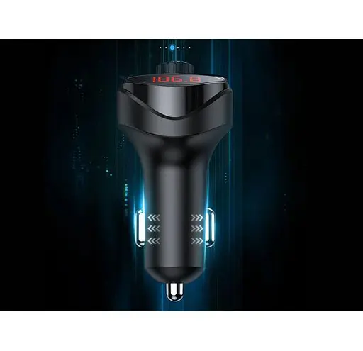 Авто ЗП 10 Вт + FM передатчик MicroSD Kuulaa LC01 - фото 2