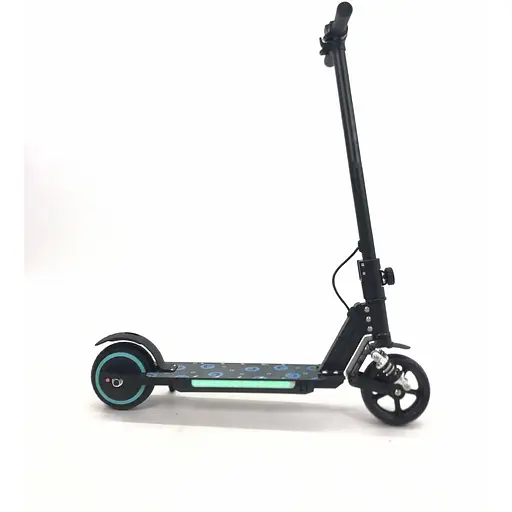 Детский Электросамокат E-Scooter ES3 LED + амортизатор Черный - фото 7