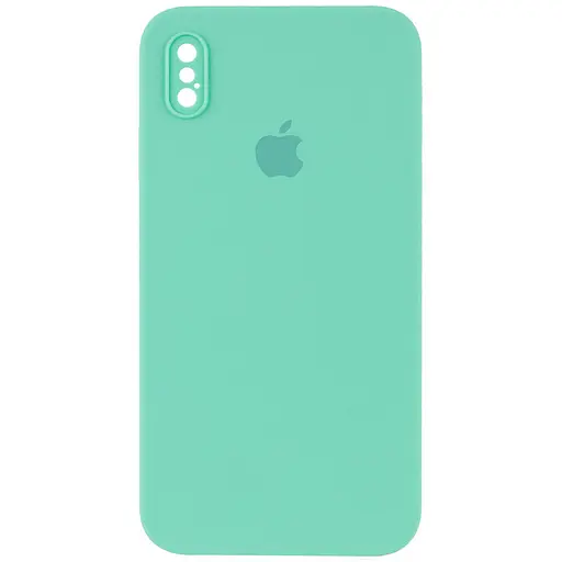 Чехол Silicone Case Square Full Camera Protective AA для Apple iPhone XS Max 6.5 Бирюзовый/Turquoise