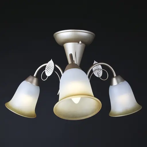 Люстра стельова Brille флористика E27 60W G (LK-528C/3) - фото 5