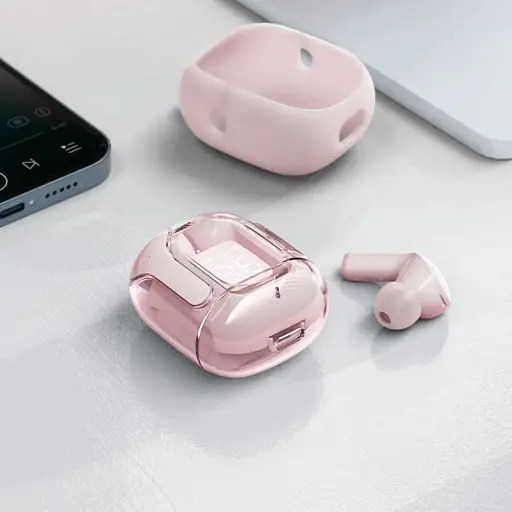 Наушники Acefast T6 True wireless stereo headset Pink Lotus - фото 3