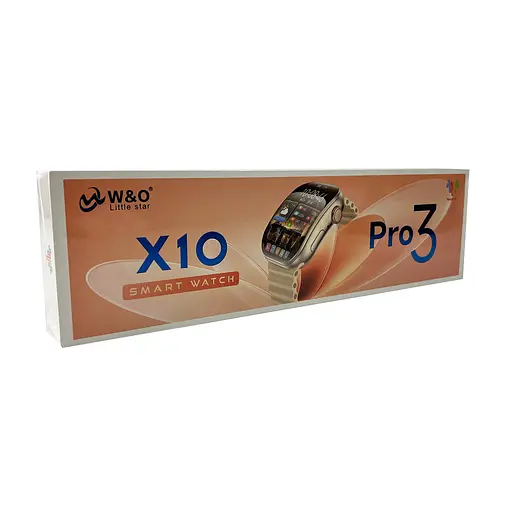 Смарт-часы W&O X10 Pro 3 46mm 240 mAh, IP67 Серебристый - фото 2