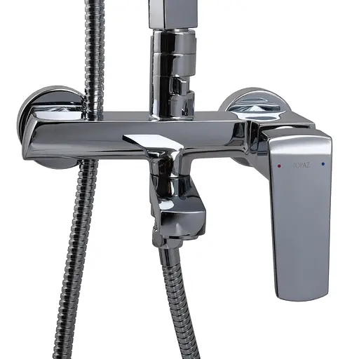 Душевая система TOPAZ LEXI TL 21122-H57-00 настенная с верхним и ручным душем - фото 7