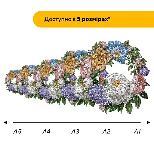 Пазл деревянный Весенний Венок, А4, 100 элементов, Деревянная коробка - фото 2