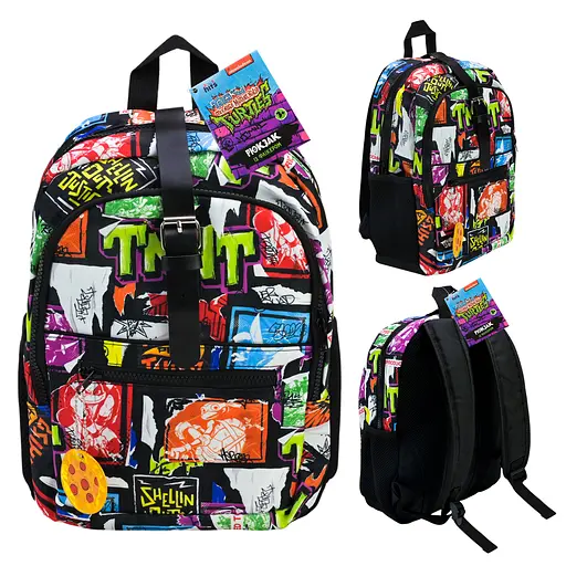 Рюкзак детский Kids Hits "TMNT" 35х26х13 см, с фликером KH76/002L