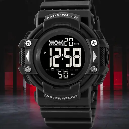 Наручний годинник чоловічий 2195BKWT Black-White Skmei acs0030163 - фото 4