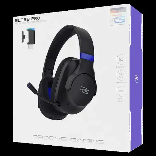 Наушники Bluetooth Pro Stereo Gaming Bliss Pro Black (GHBLP0010001) RU - фото 3