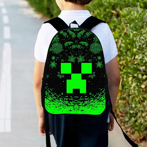 Рюкзак дитячий майнкрафт "Minecraft" 34х27см, міський ранець для хлопчика з принтом (00317)