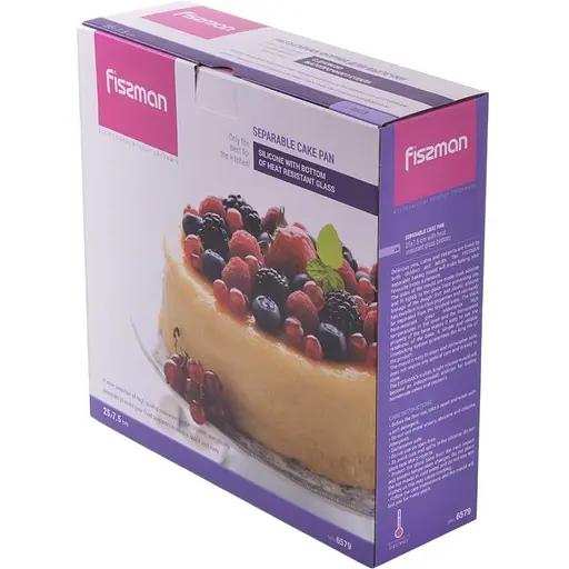Роз'ємна форма Fissman для випічки 25x7.5 см в асортименті (6579) - фото 6
