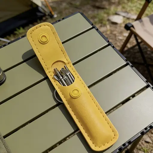 Набір для чищення вух і видалення вушної сірки із 6 інструментів Жовтий - фото 7