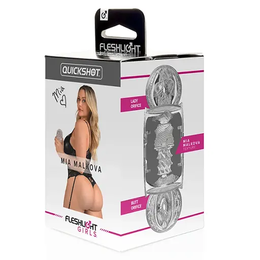 Мастурбатор Fleshlight Quickshot Mia Malkova прозрачный - фото 7