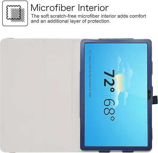 Чехол LiuShan совместим с чехлом для планшета Lenovo Tab M10 Plus 3-го поколения, искусственной кожи и складным чехлом-фолио - фото 5