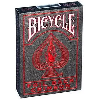 Карти гральні United States Playing Card Company Bicycle Foil Back Crimson (red) (02440)