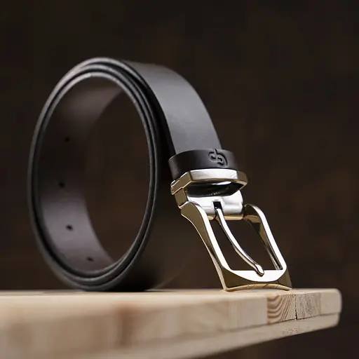 Ремінь шкіряний Grande Pelle чоловічий 3,5х120 см acs0014971 - фото 4