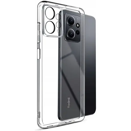 TPU чехол Epik Transparent 1,5mm Full Camera для Xiaomi Redmi Note 12 4G Бесцветный (Прозрачный)