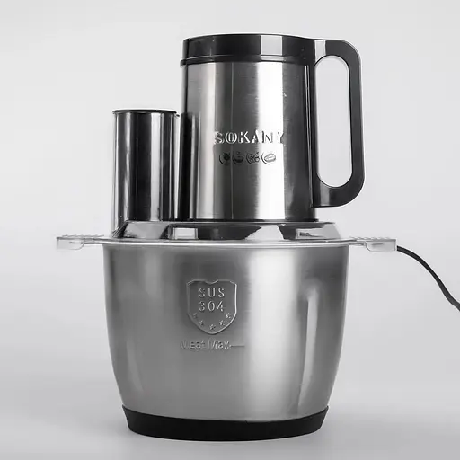 Многофункциональный блендер измельчитель Sokany SK-06035 LCD дисплей 900Вт 3.5л - фото 5