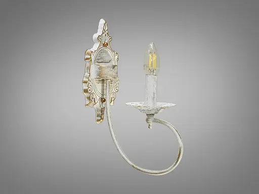 Класичне бра Diasha з витонченим різьбленим декором - фото 1