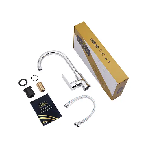 Змішувач для кухні Kroner KRM Main - C030 CV020441 Хром - фото 9