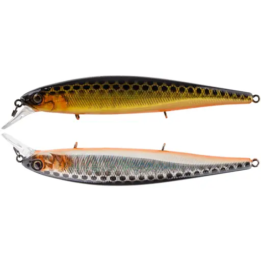 Воблер Jackall MagSquad 115SP 115 мм 16.0 g HL Gold & Silver Black
