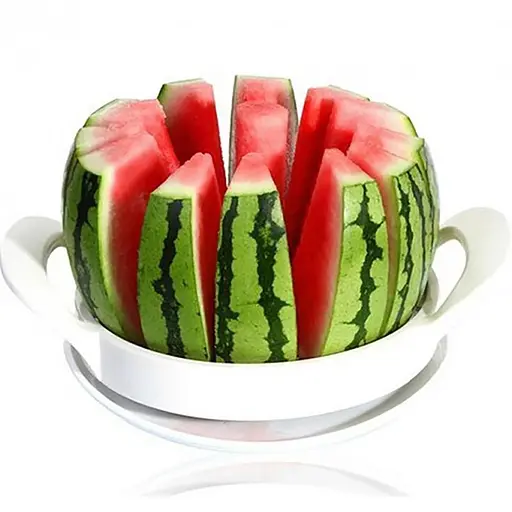 Нож делитель круглый кухонный для нарезки арбуза и дыни фрукторезка, Kitchen Master Белый 86870 - фото 5