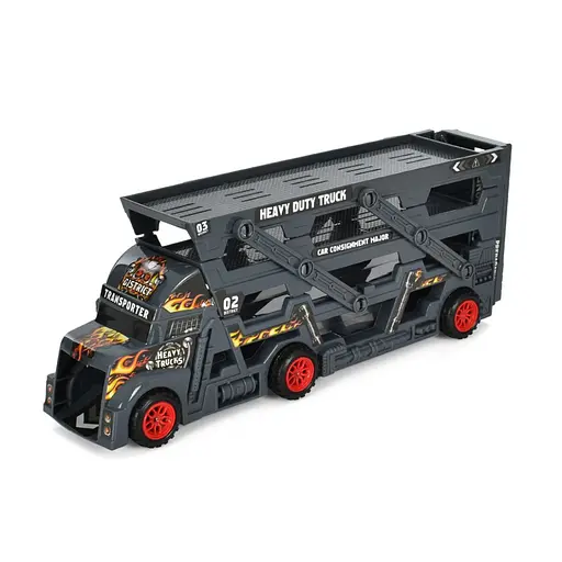 Детский трейлер с машинками K180A20 в наборе 8 машинок