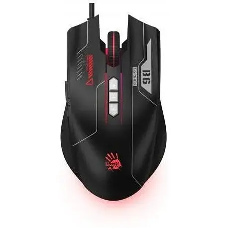 Миша Bloody ES7 Esports чорний USB оптична сенсор PixArt 100-6000 cpi 15G 45 IPS RGB підсвічування - фото 1